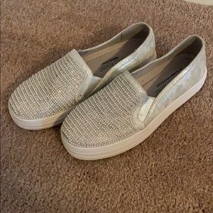 Sparkly wedding sneakers